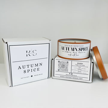 Autumn Spice Soy Luxury Candle - Cozy Elegance for Your Space