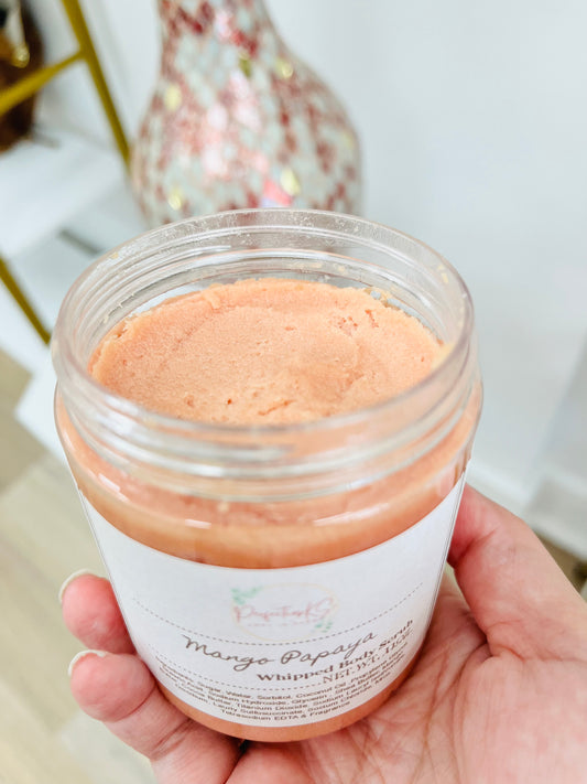 Mango Papaya Sugar Scrub - Tropical Indulgence for Your Skin