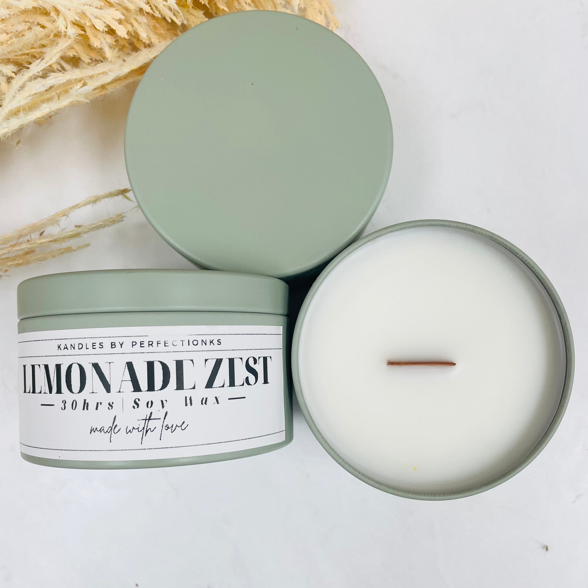 Lemonade Zest Luxury Candle - Energizing Freshness for Your Space